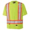 Pioneer Safety Shirt, Class 2, Moisture wicking birdseye polyester, Hi-Viz Yellow/Green, M V1051160U-M - alternate 1
